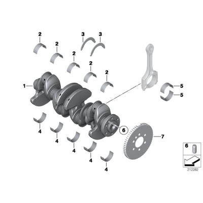 BMW 1-5 Seriya F20/F21/F22/F30/F32/F36/F10 (2010-2016), N20 Mühərrik Şatun, China, 11247624616