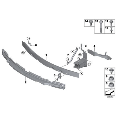 BMW X Seriya F15/F16 (2013-2019), Fara salazkası. China, 51647294491/51647294492