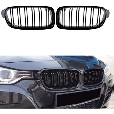 BMW 3 Seriya F30 (2012-2018), Radiator Barmaqlığı. China, 51137255411/51137255412