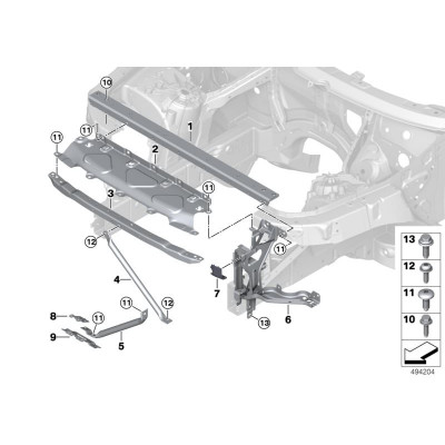 BMW 3 Seriya G20 (2019-up), Fara salazkası. China, 51647422293/51647422294