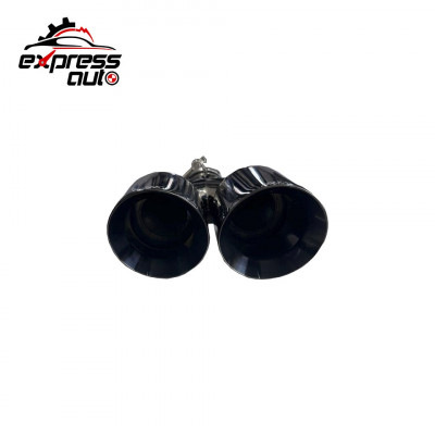 BMW 3-5 Seriya F30/F32/F36/F10/G20/G20 (2010-up), 101mm M Black Chrome Səsboğucu başlıqları. Taiwan, 18302464492