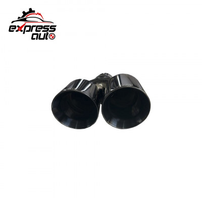 BMW 3-5 Seriya F30/F32/F36/F10/G20/G20 (2010-up), 90mm M Black Chrome Səsboğucu başlıqları. Taiwan, 18302464492